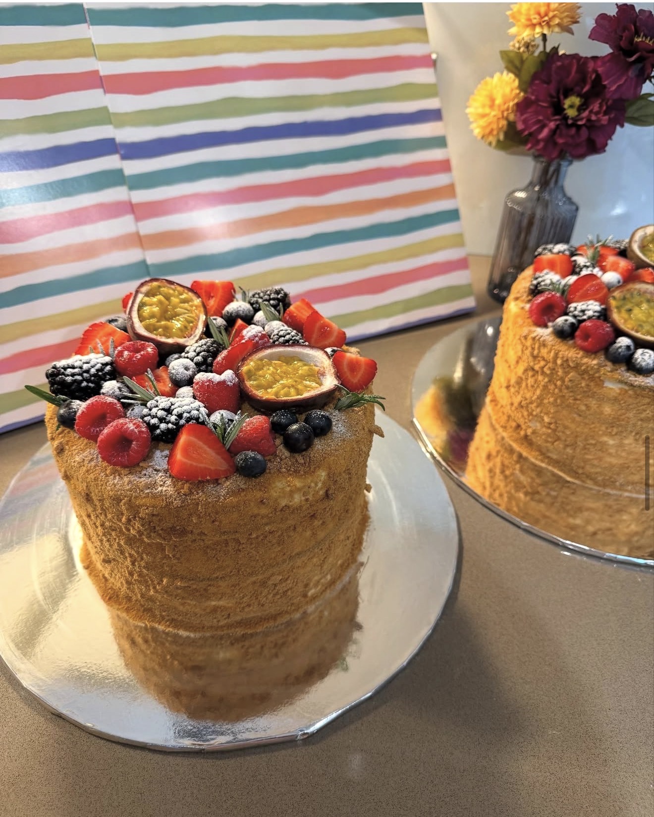 Botanical Pressed Flower Birthday